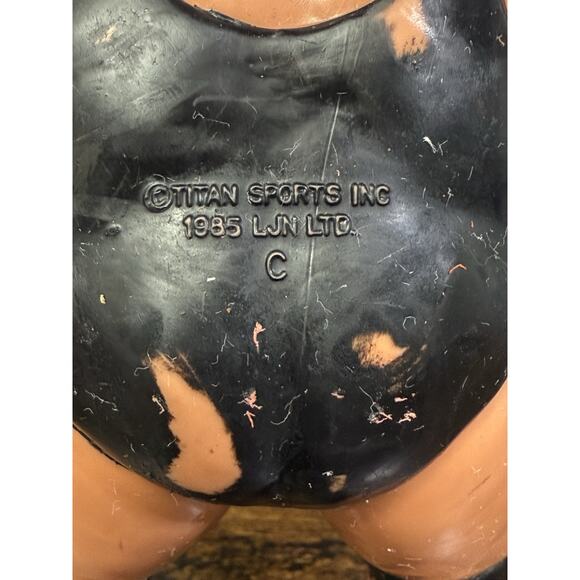 WWF LJN King Kong Bundy Vintage 1985 Titan Sports Wrestling Action Figure - Picture 8 of 10